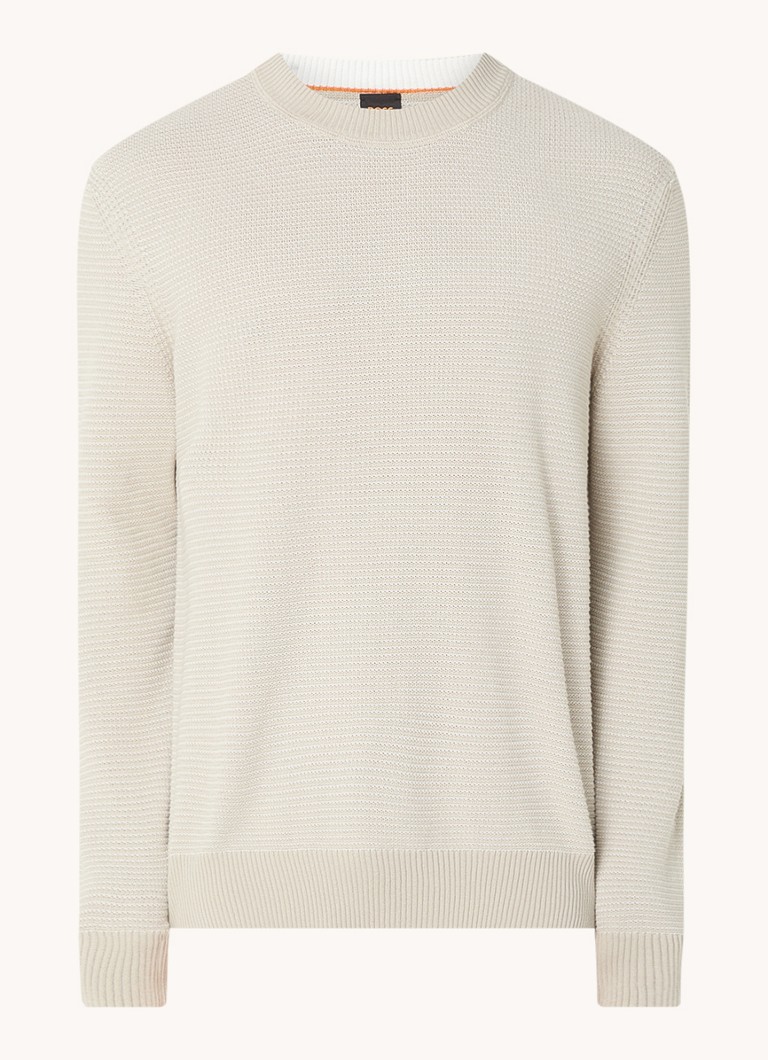 Pulover HUGO BOSS Amercury din amestec de lână gros