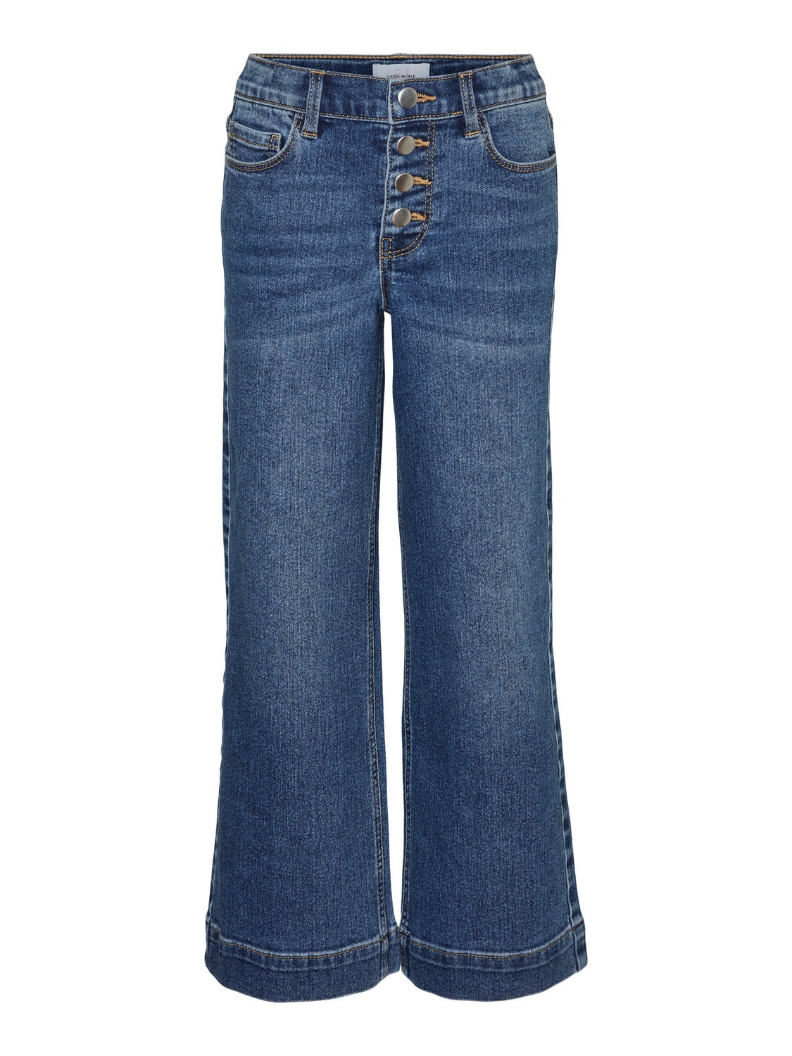 VMDAISY Hohe Taille Weit geschnitten Jeans