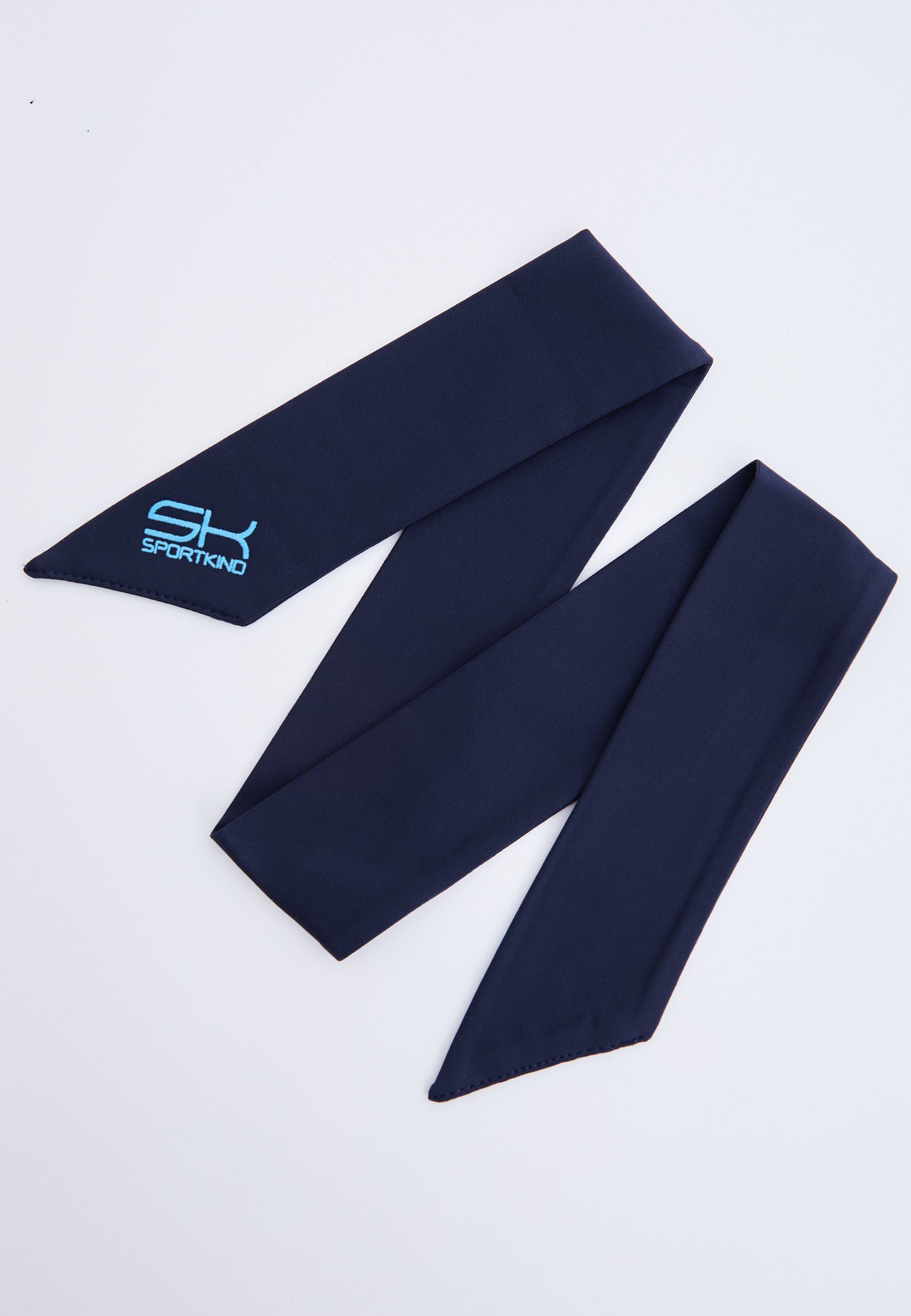 SPORTKIND Schweißband Tennis Stirnband Schweißband, unisex Kinder & Erwachsene, navy blau