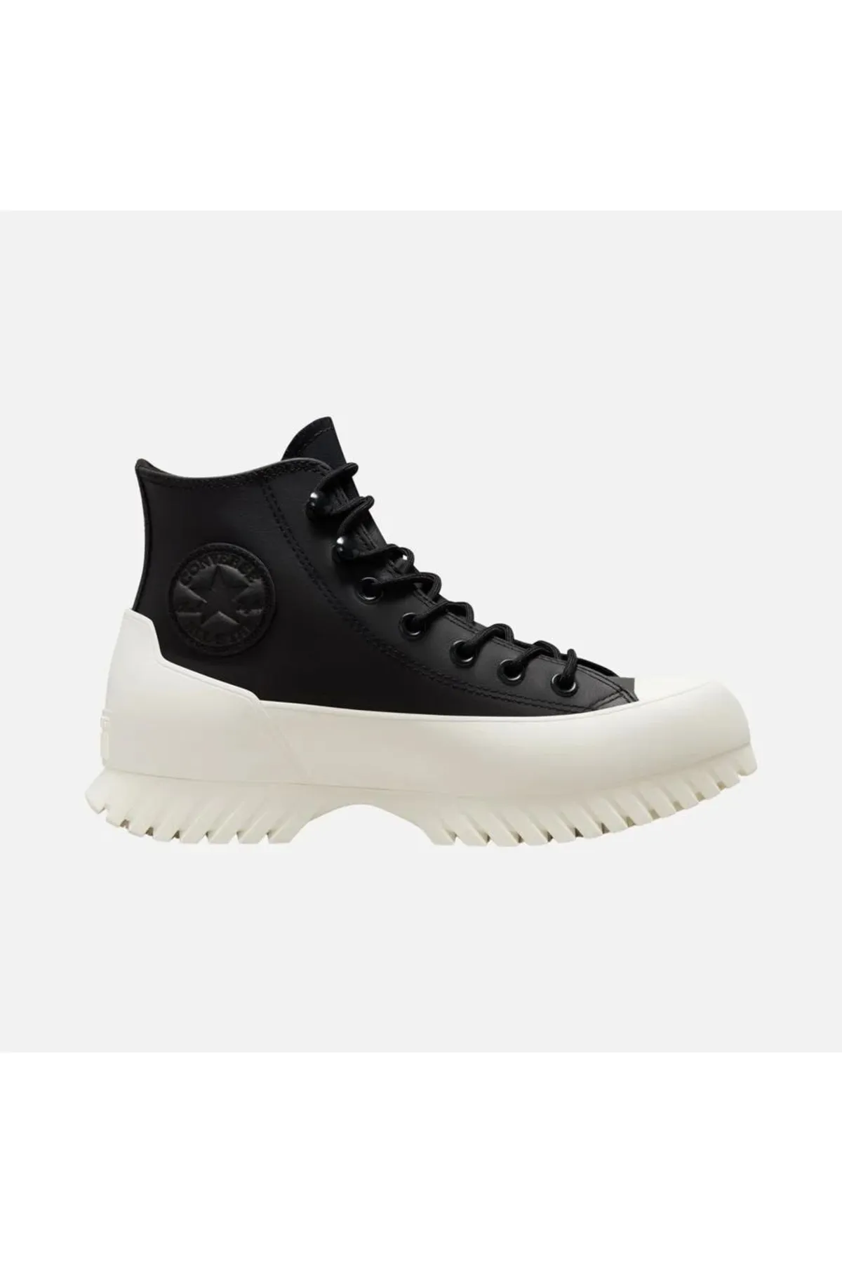 converse  Schwarze Ledersneakers A172057c