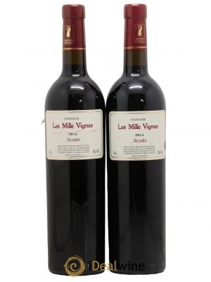 Languedoc Fitou Domaine Les Mille Vigne Atsuko 2015 - Lot de 2 Bouteilles