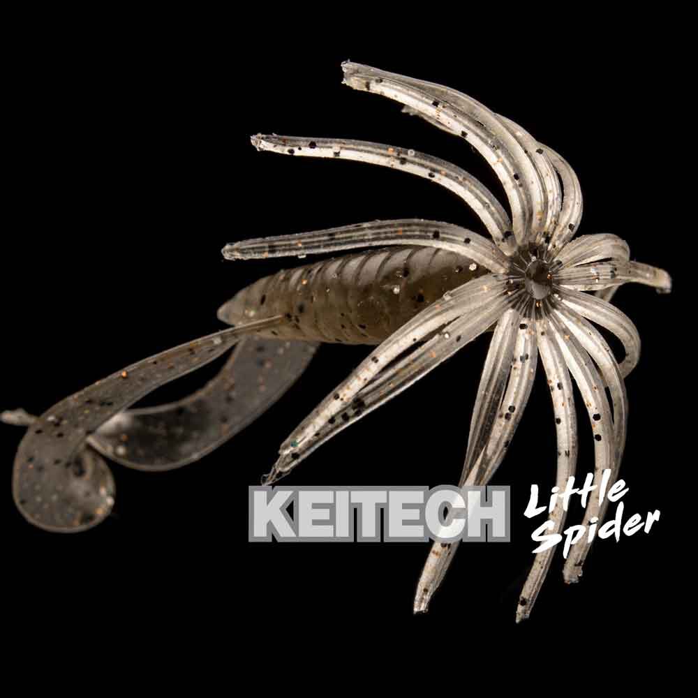 Keitech Little Spider Creature Soft Lure 8,9 cm, 2 g (x8)