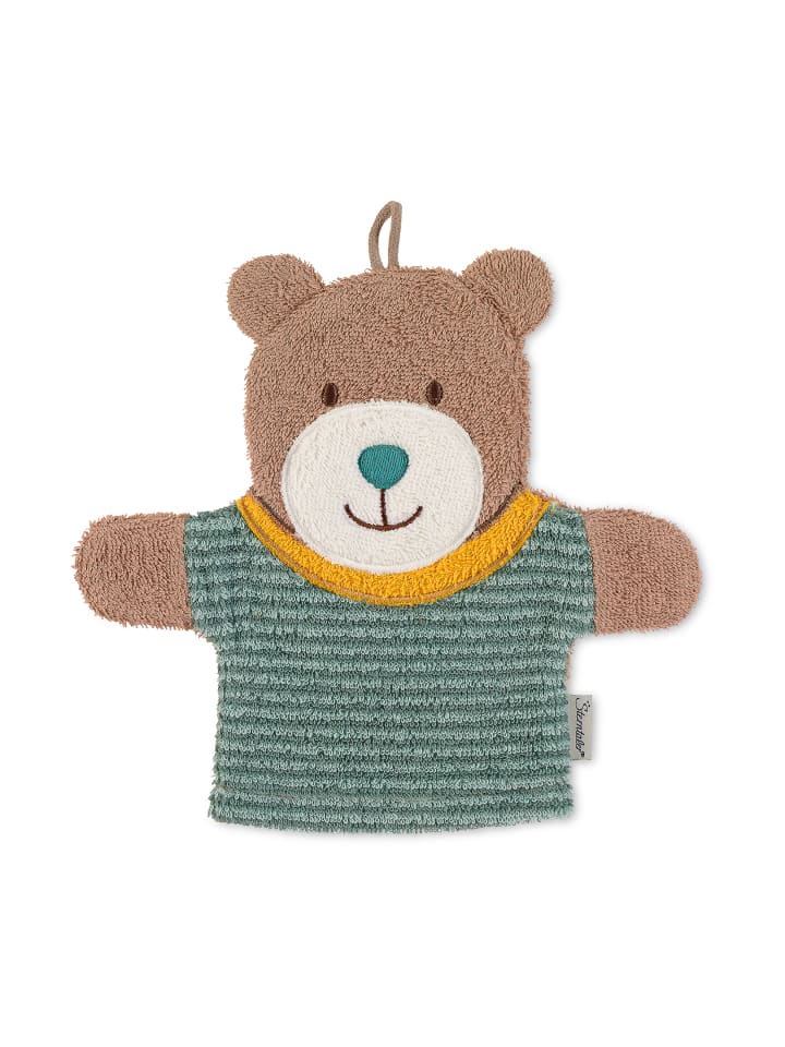 Sterntaler Waschhandschuh BÄR Ben in mittelgrün günstig kaufen onesize