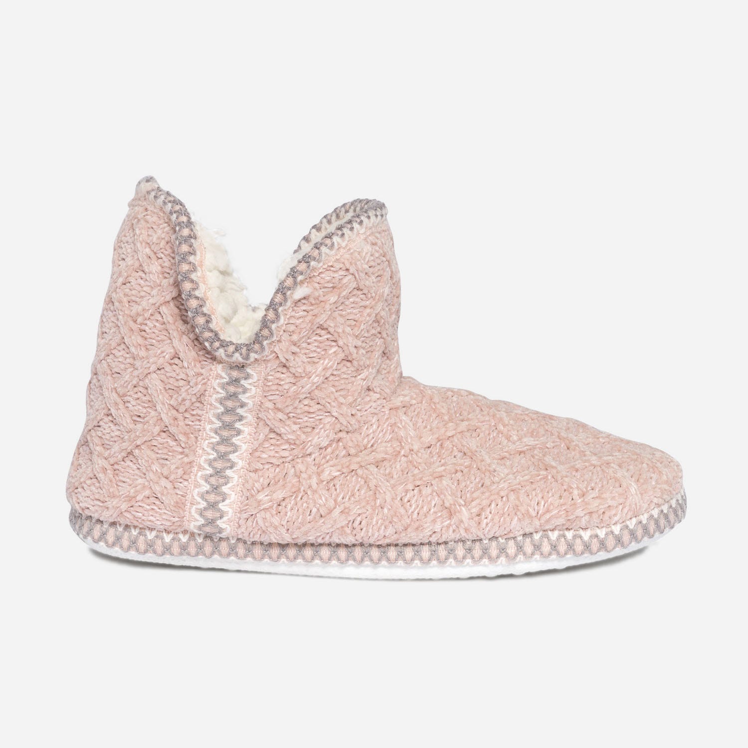 Chausson-boots rose fourré