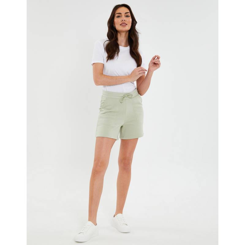 Threadbare THB Spencer Jersey Tie Waist Short Shorts Damen