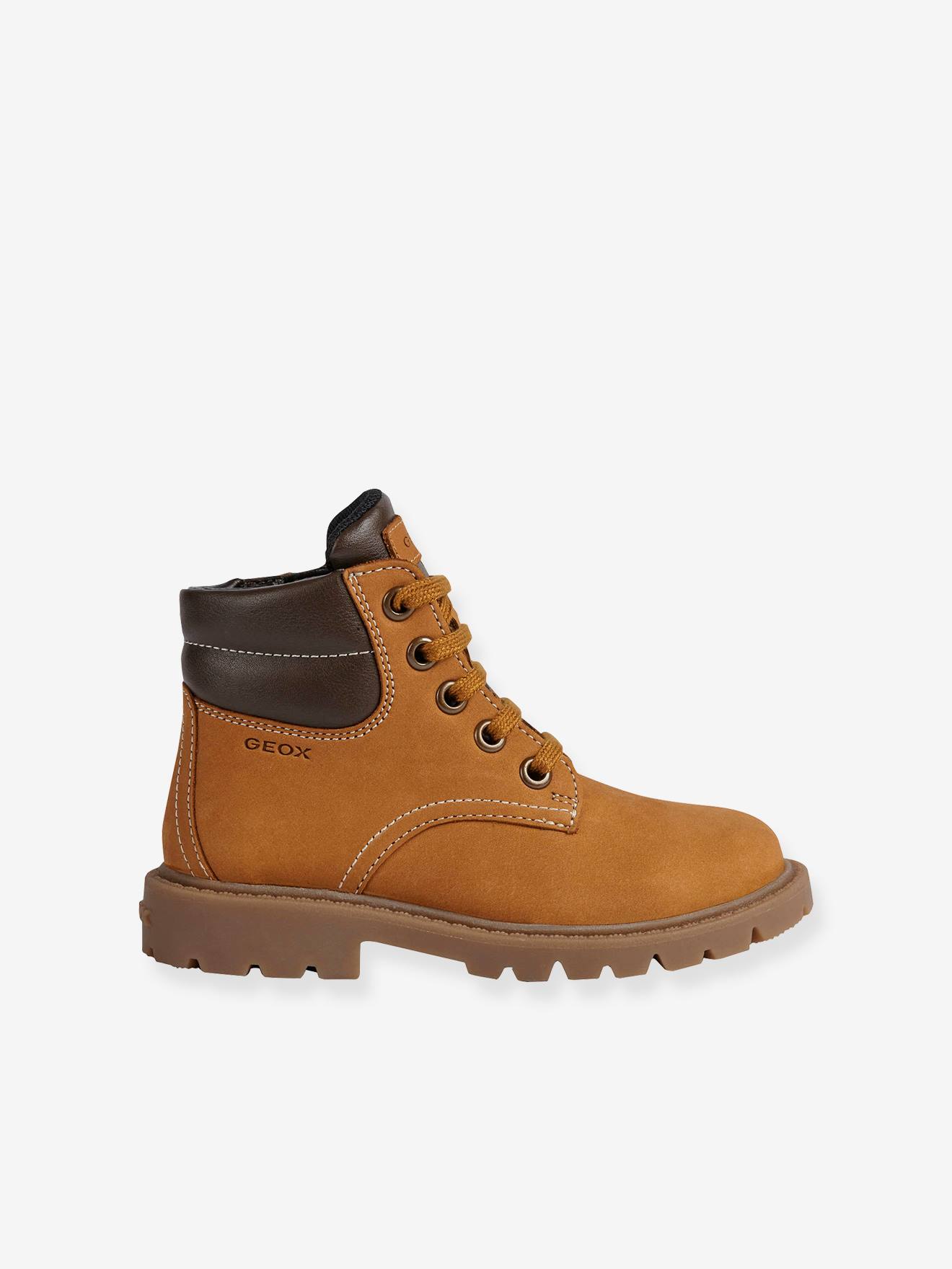 Boots cuir garçon Shaylax GEOX® camel