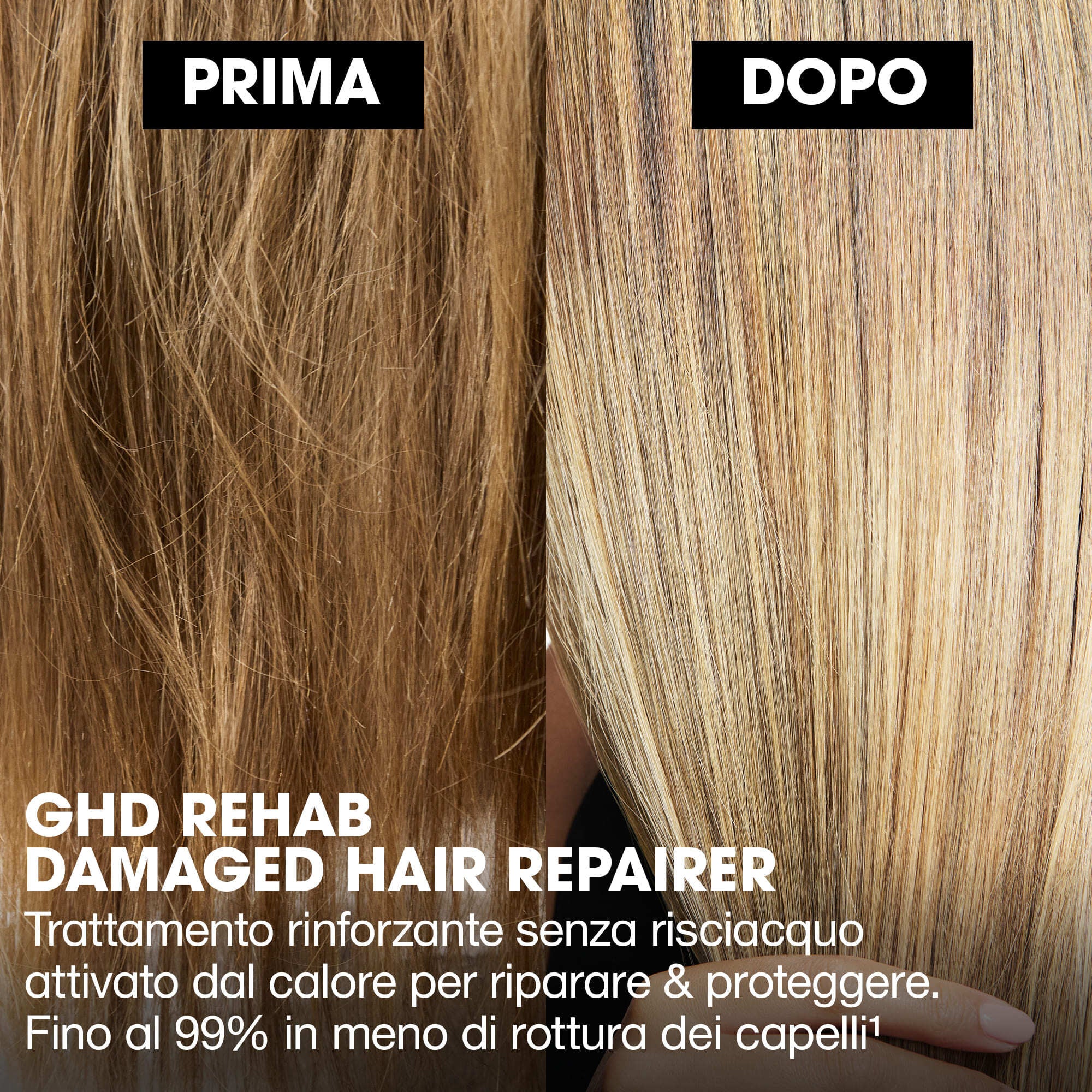 ghd Style Rehab - Reparador para cabello dañado - Spray para peinar, dar acabado, reestructurar y reconstruir el cabello