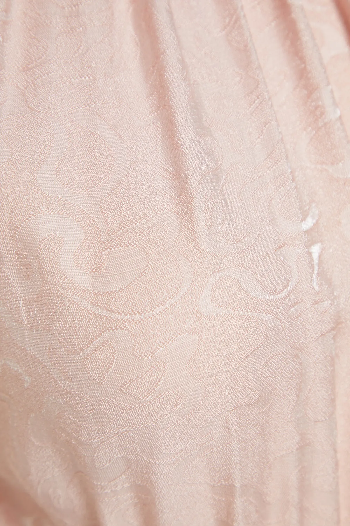 Trendyol Modest  Hellrosa Abendkleid mit selbstgemustertem Raffdetail TCTSS23DB00035