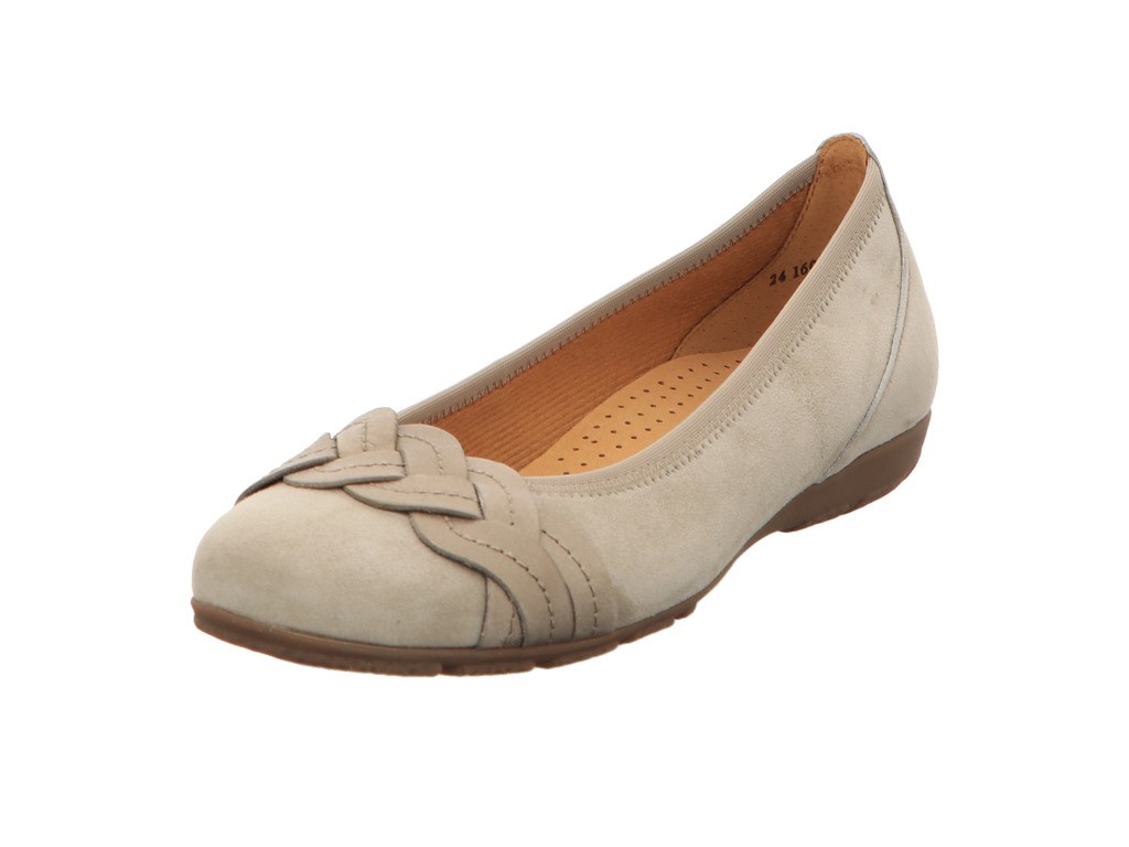 GABOR Ballerinas beige Gabor Fashion Sportlicher Ballerina 24.1