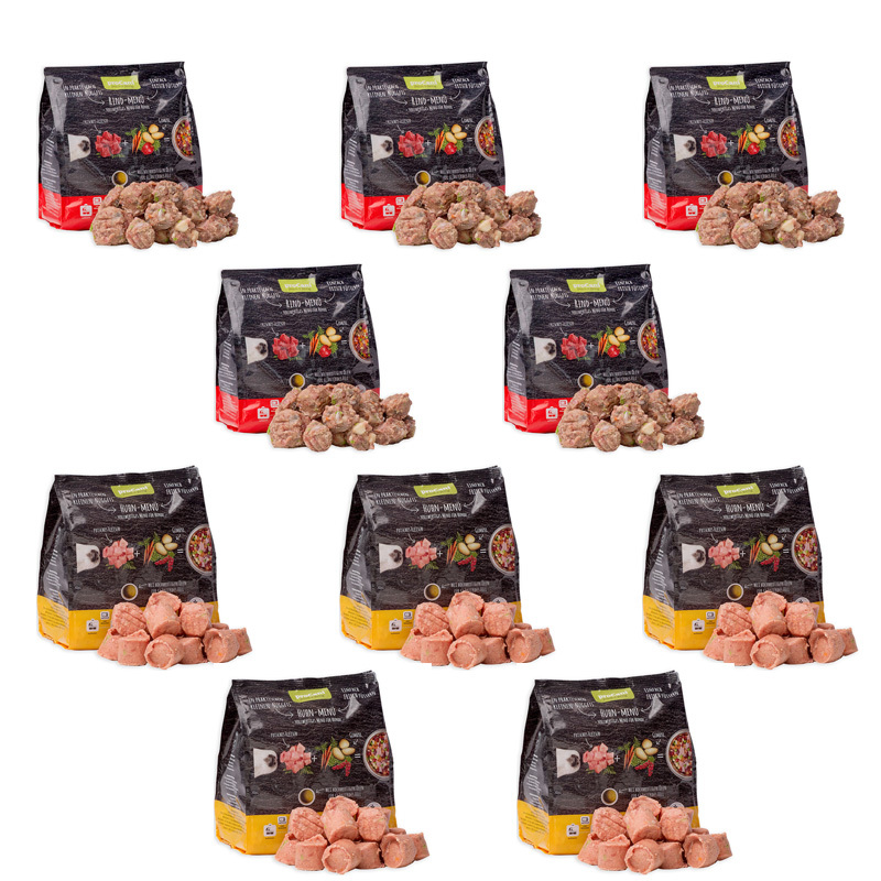 ProCani BARF/ Frostfutter ProCani Menü-Nuggets Rind und Huhn Paket 10x480g - frisch & fertig
