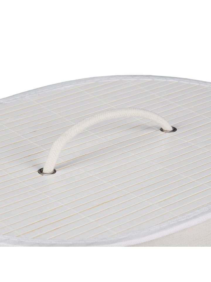relaxdays Wäschekorb in Weiß - (B)42 x (H)55 x (T)32 cm günstig kaufen onesize