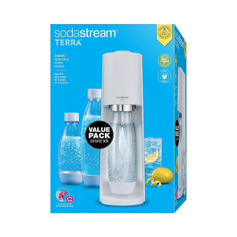 Sodastream Sodastream Kullsyremaskin, Terra hvit CQC