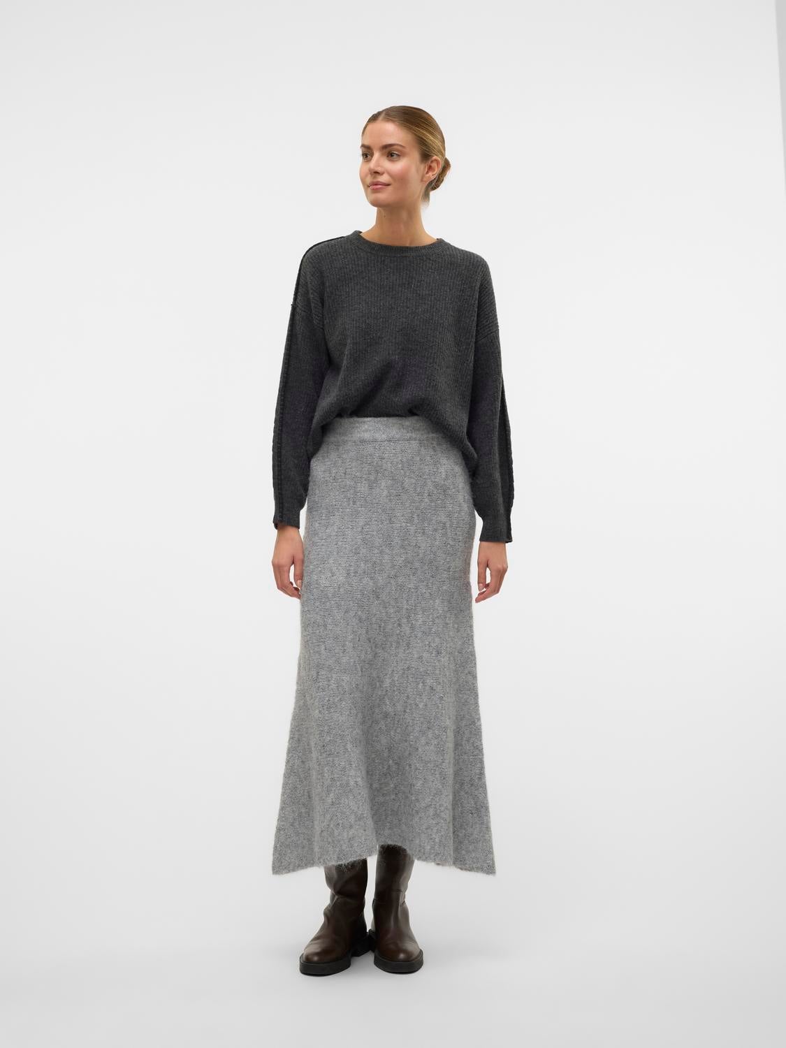VMMARS Hohe Taille Midirock