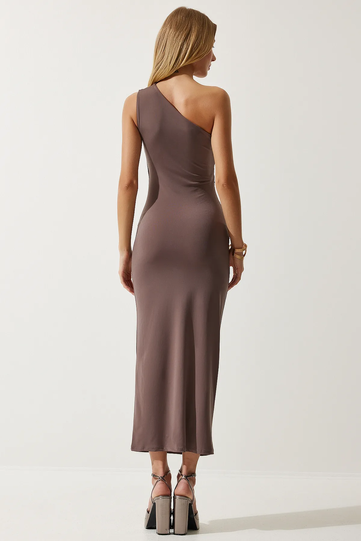 Happiness İstanbul  Kleid - Braun - A-Linie