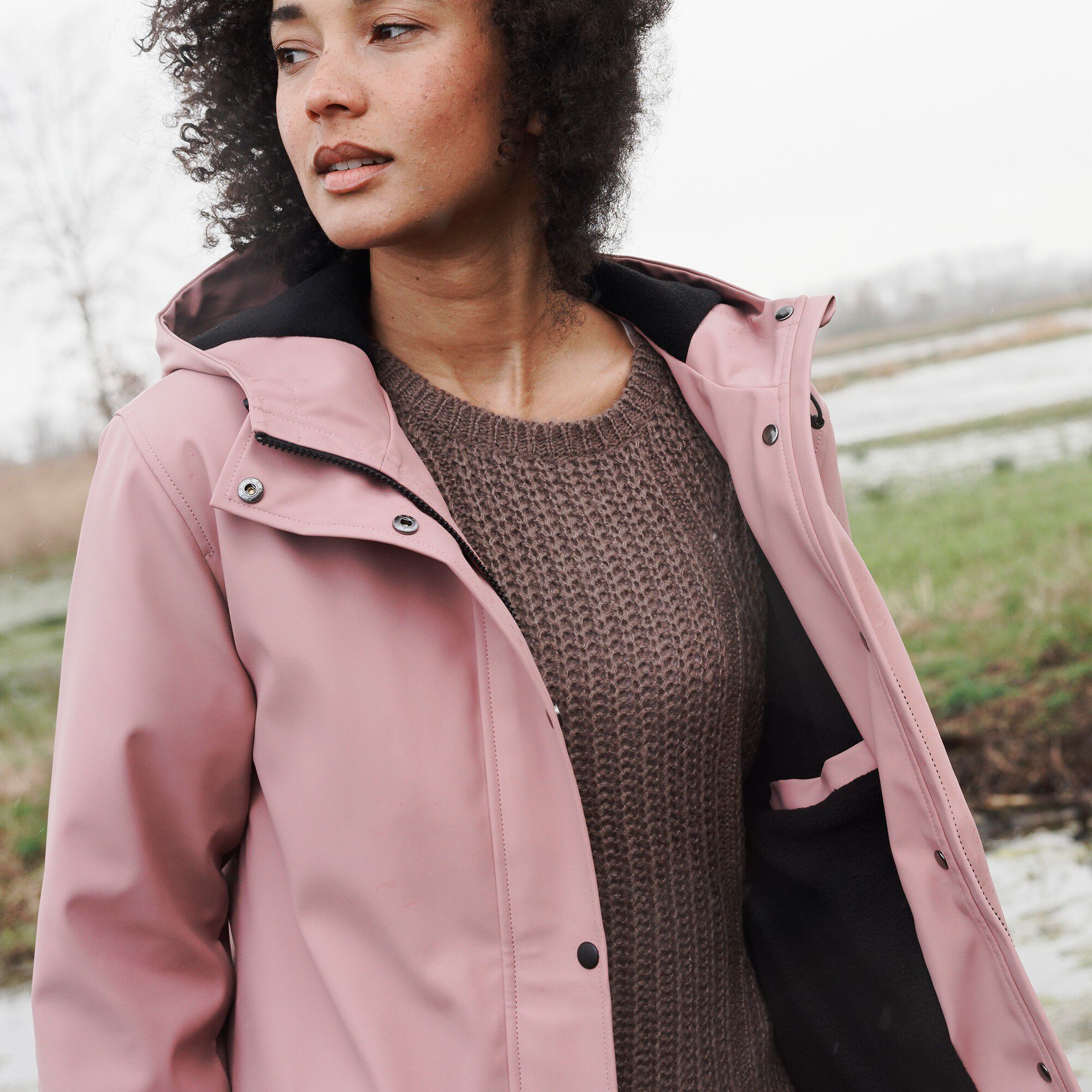 Ciré imperméable en polyester recyclé(**)