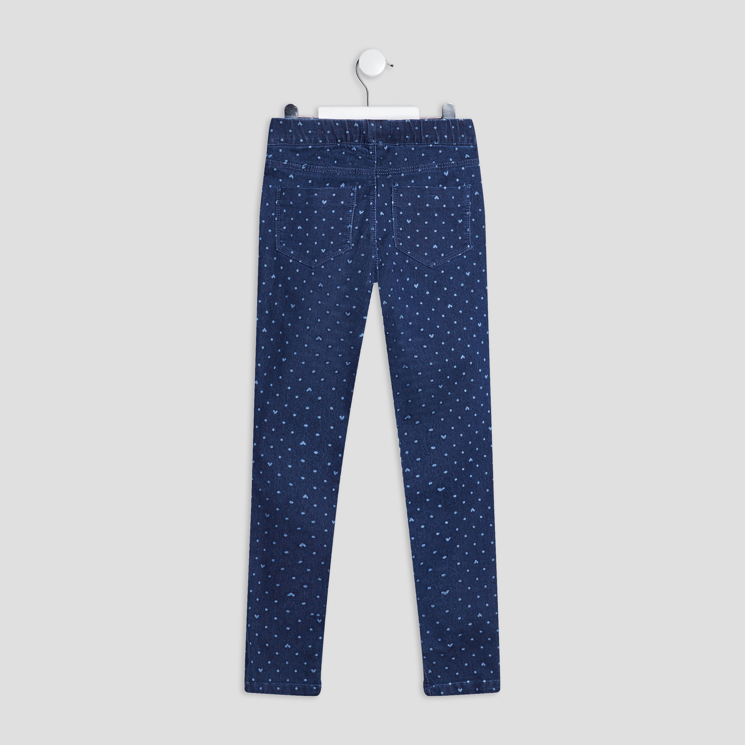 Jegging élastiqué 2 poches denim brut fille | La Halle
