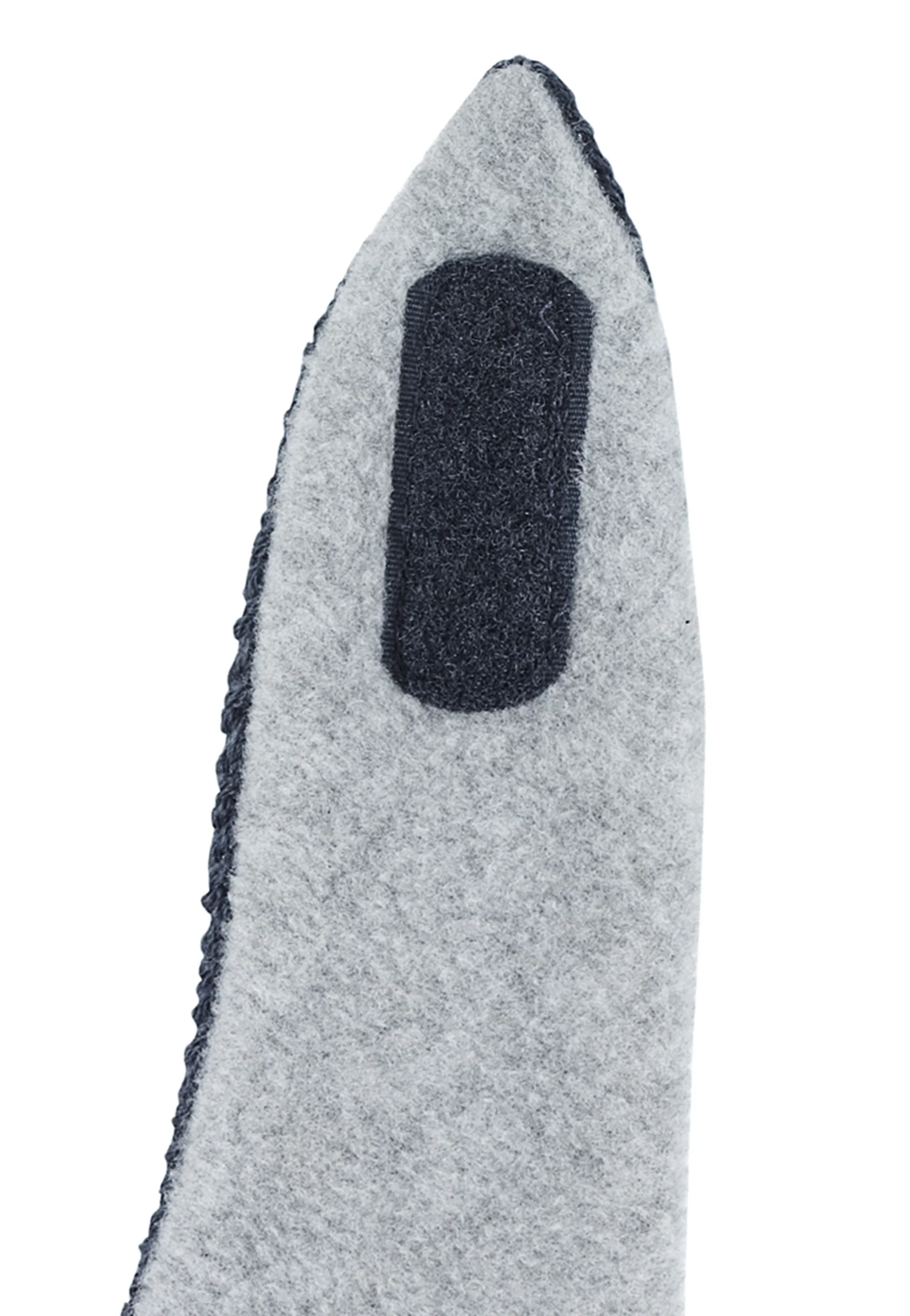 Dreieckstuch aus Strick mit Klettverschluss