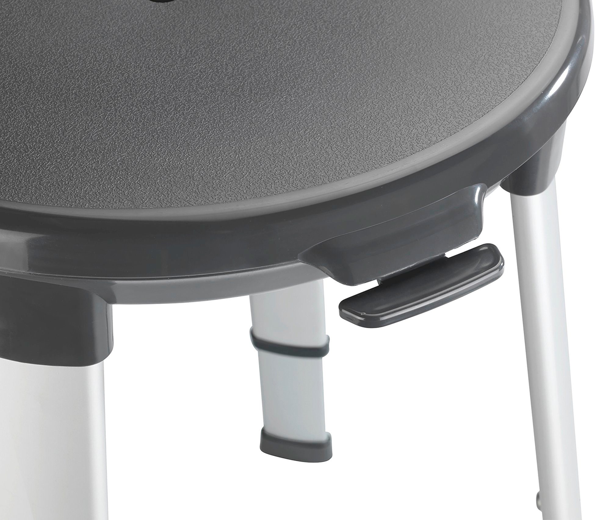 WENKO Duschhocker Secura Premium, belastbar bis 130 kg, mit drehbarer Sitzfläche