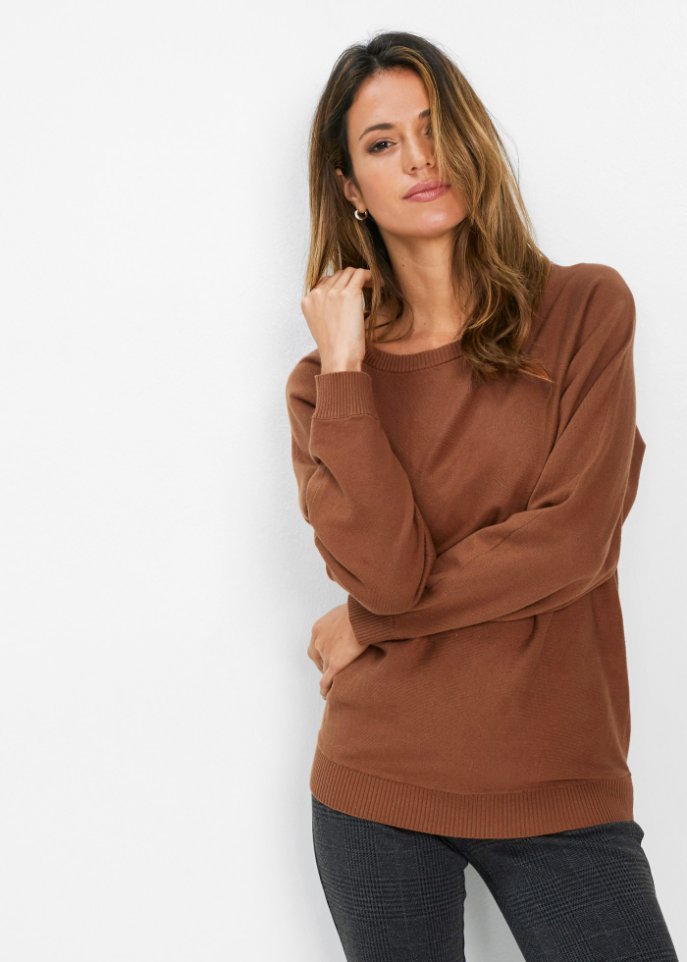 Pullover mit Fledermausärmeln