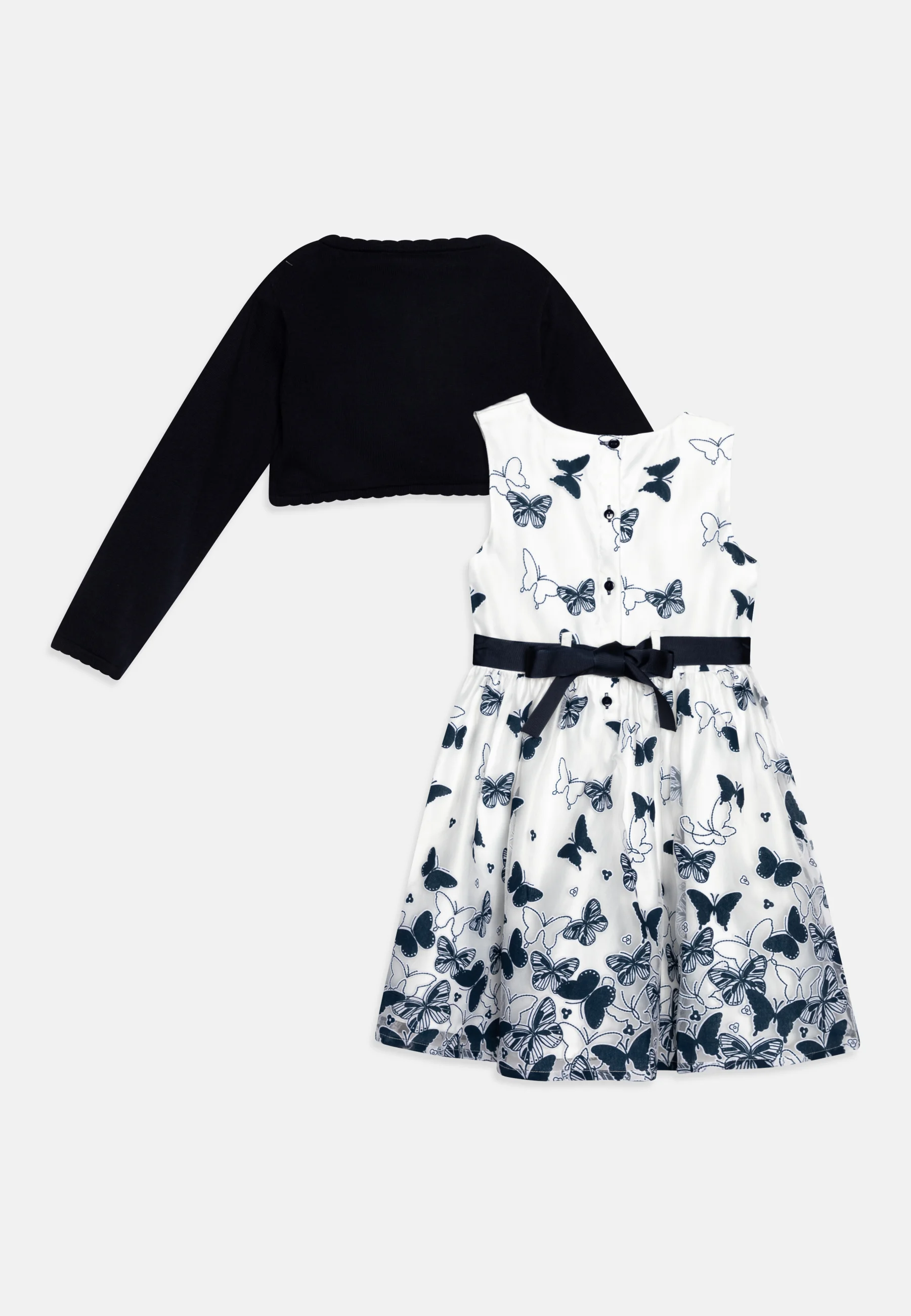 Conjunto de vestido y bolero para niña - Vestido elegante