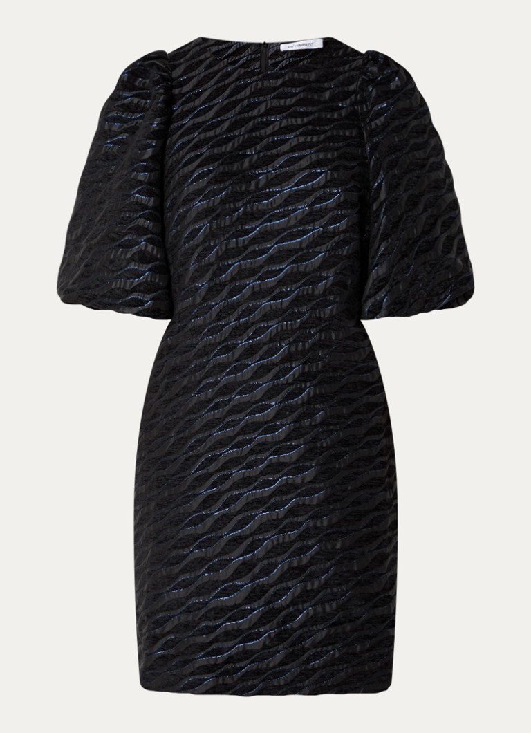 Co'Couture Zebra mini dress with jacquard design and lurex