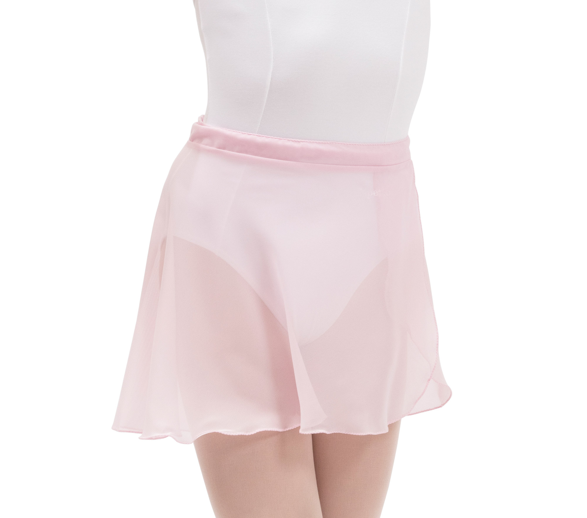 Short chiffon skirt