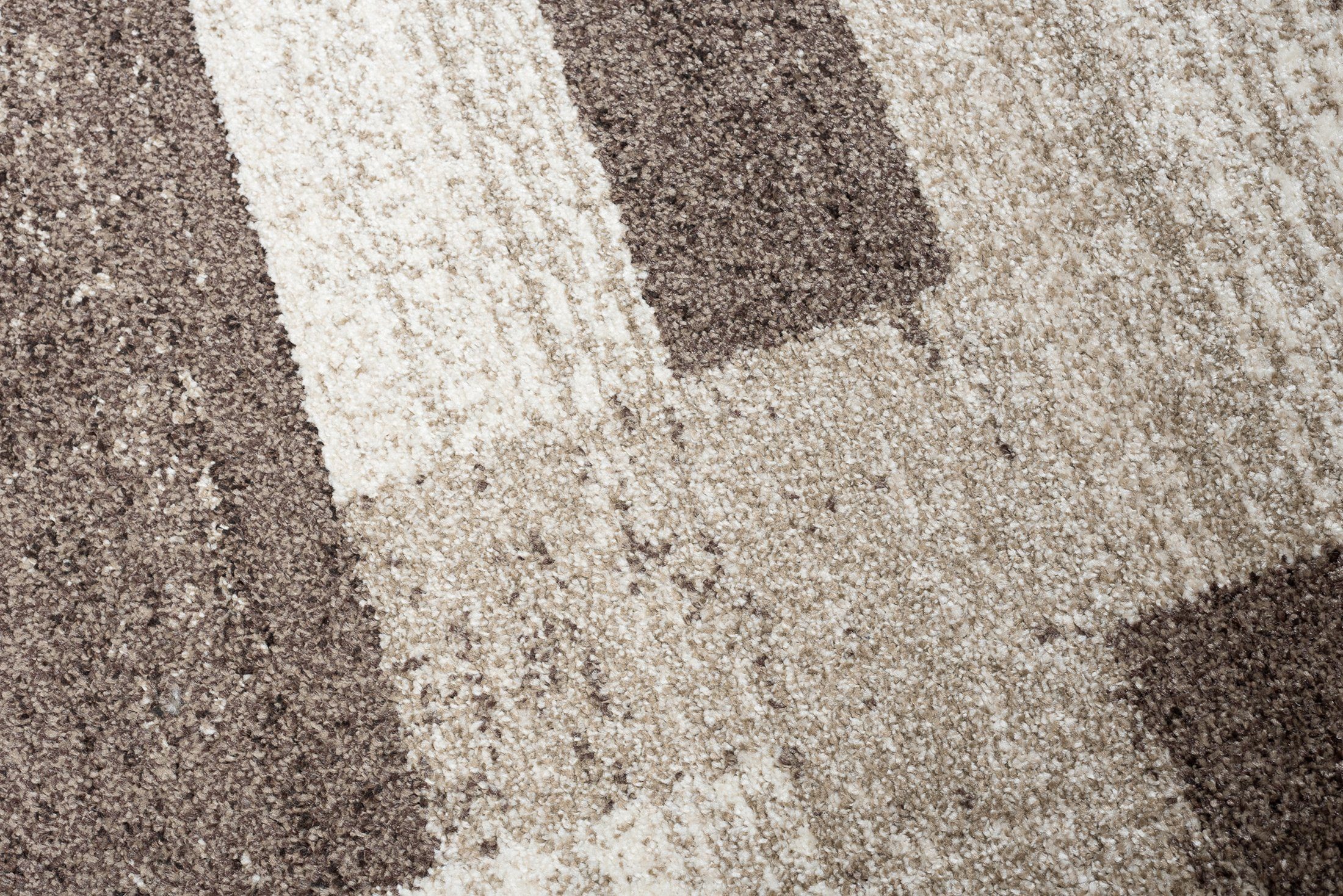 Läufer Läufer Flurläufer Modern für Vorzimmer, Küche - Beige, Mazovia, 100 x 100 cm, Kurzflor, Meterware, Höhe 10 mm, Kurzflor - niedrige Florhöhe
