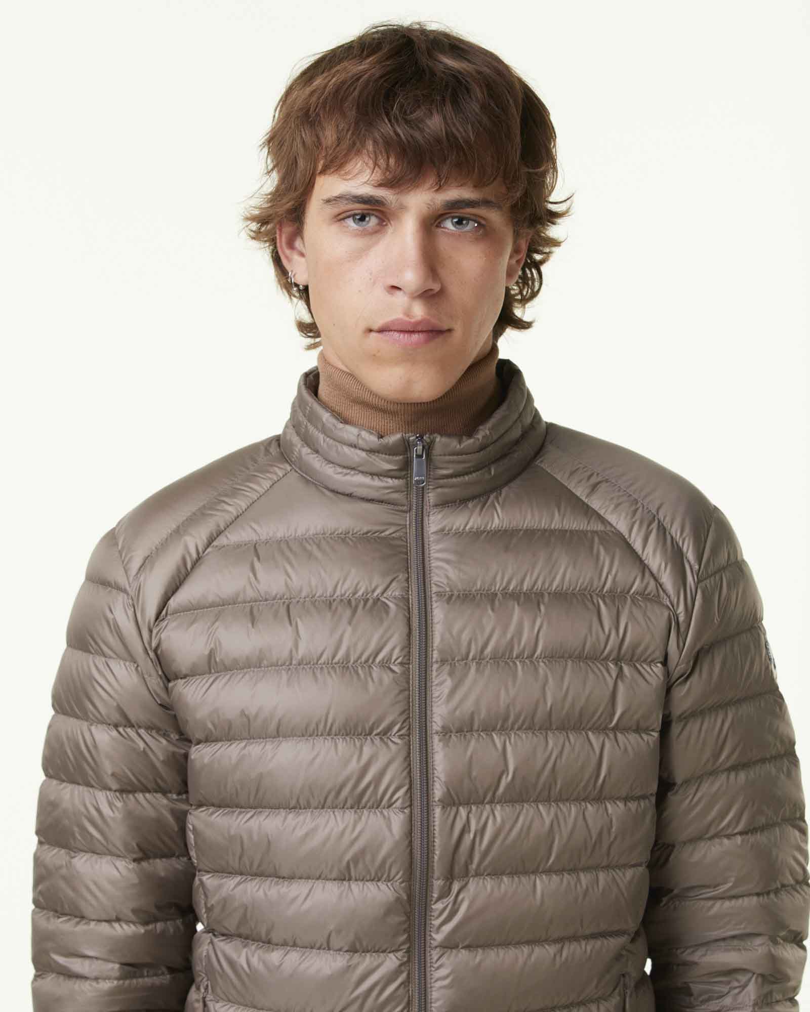 Doudoune légère Taupe Mat