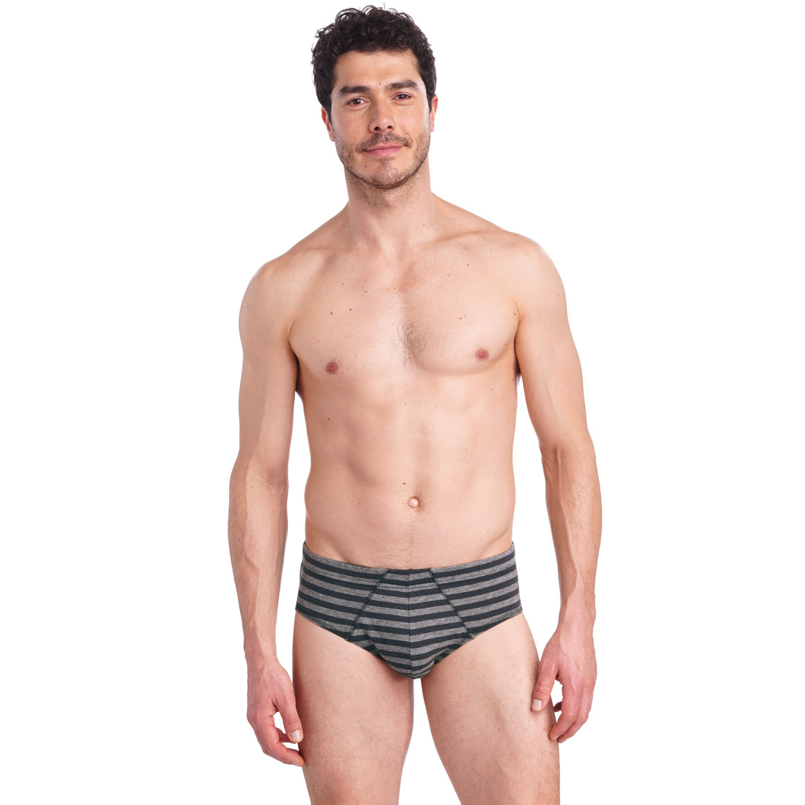 Herren Slip mit Streifen