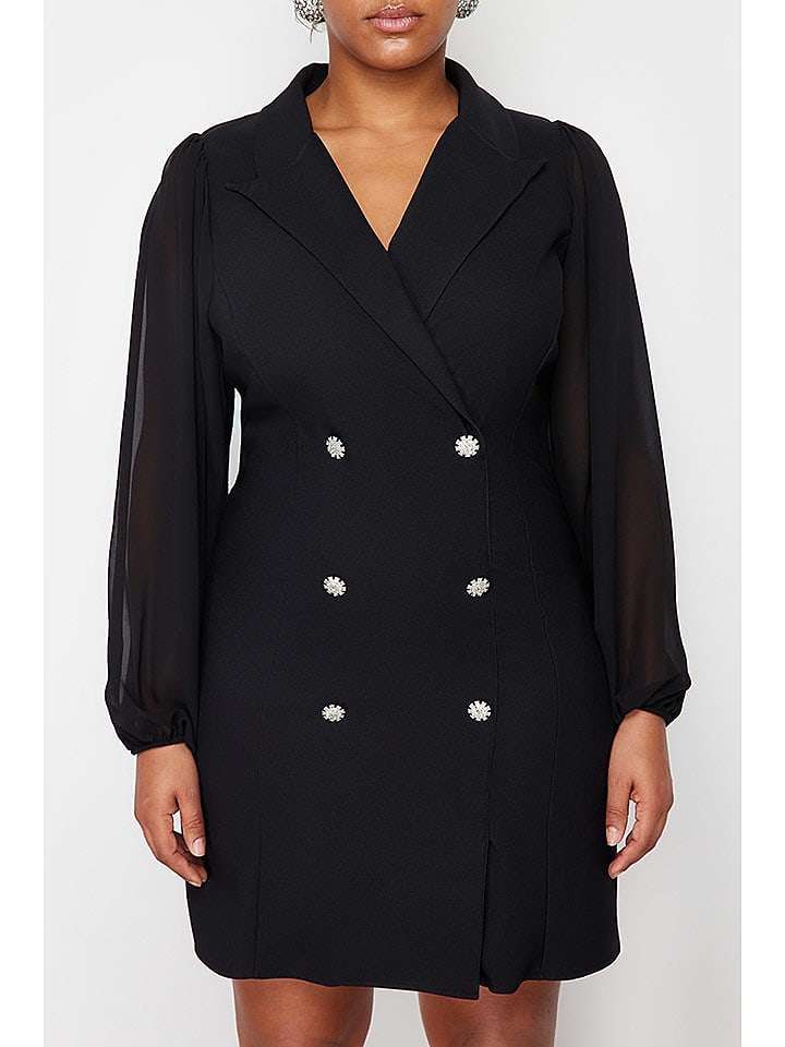 trendyol Kleid in Schwarz günstig kaufen 42