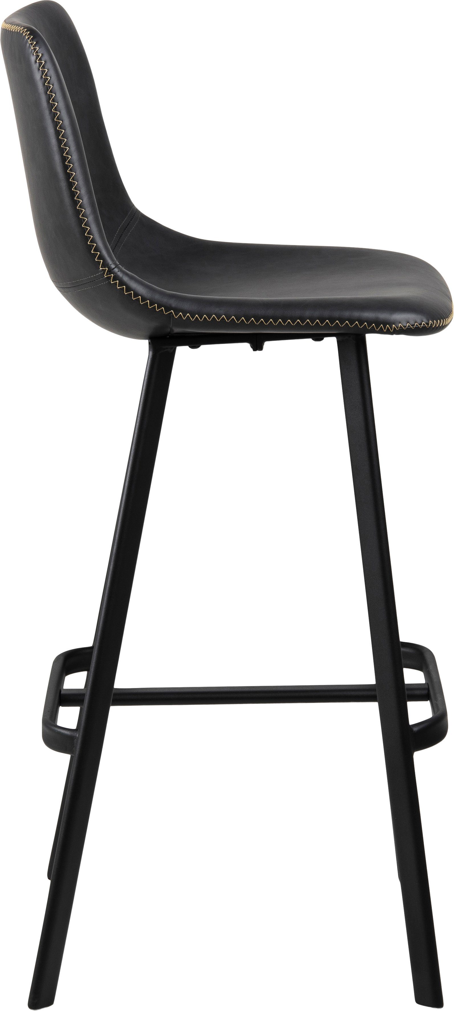 ACTONA GROUP Bistrostuhl Ohio (Packung, 1 St), Sitz mit rechteckigen Stahlbeinen und Fußstütze, mehrere Variationen