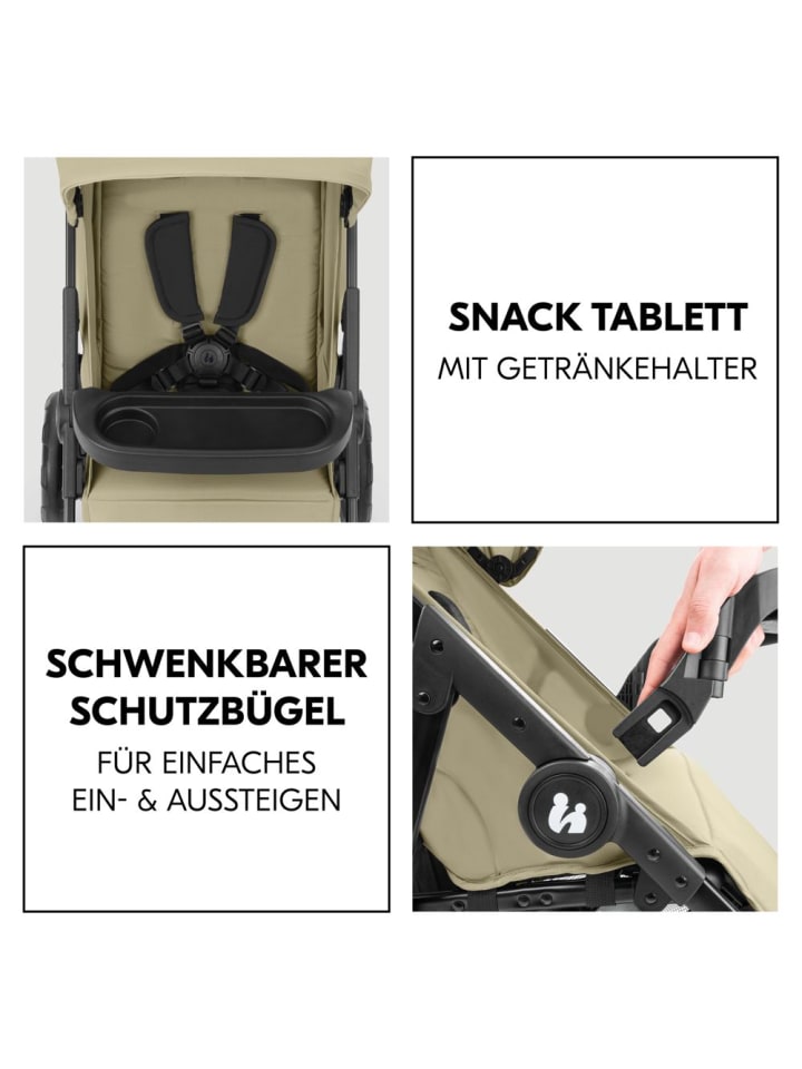 Hauck Buggy Shop N Care 2in1 Travel Set - Oliv in gruen günstig kaufen onesize