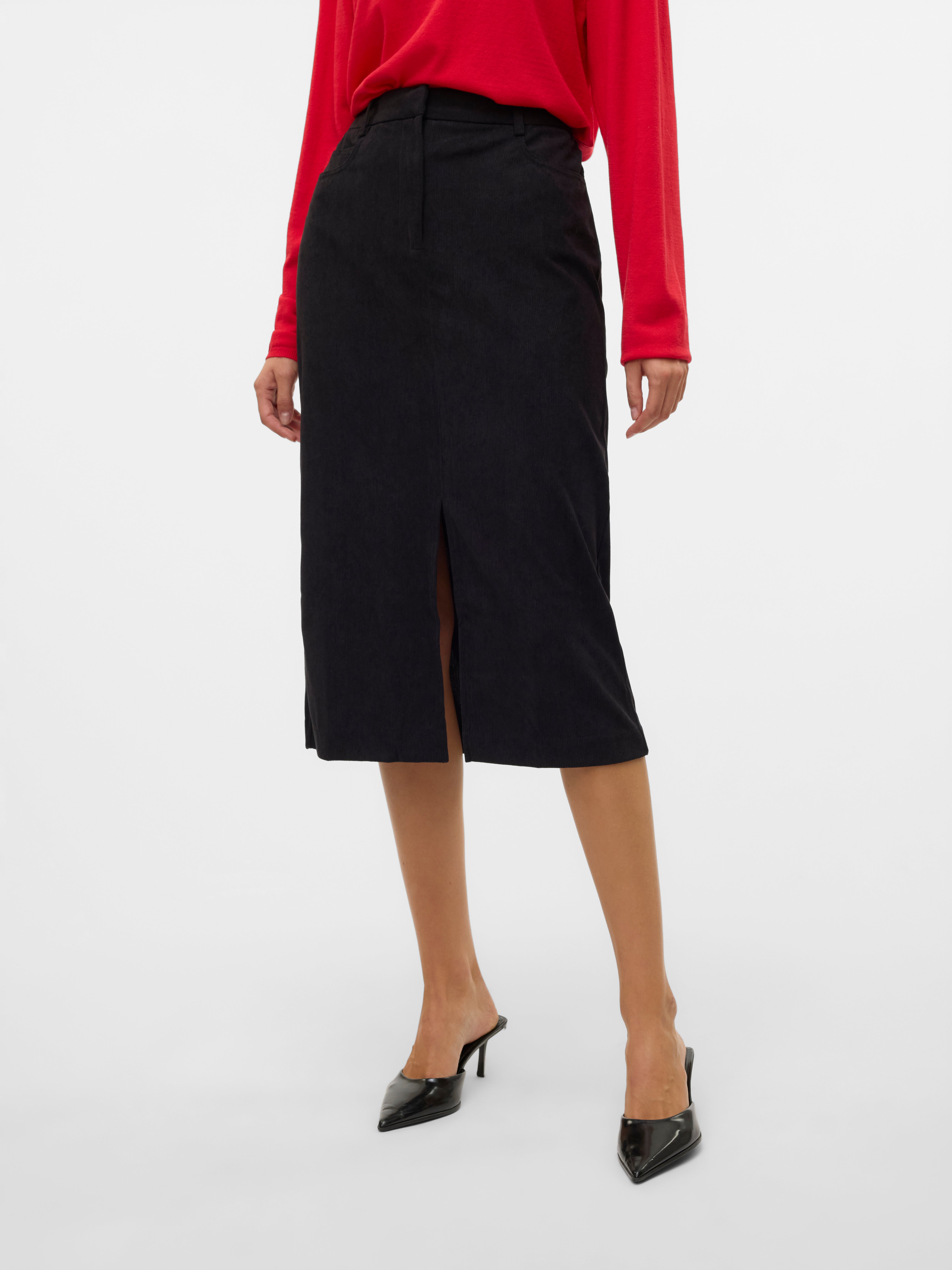 VMVILJA Hohe Taille Langer Rock