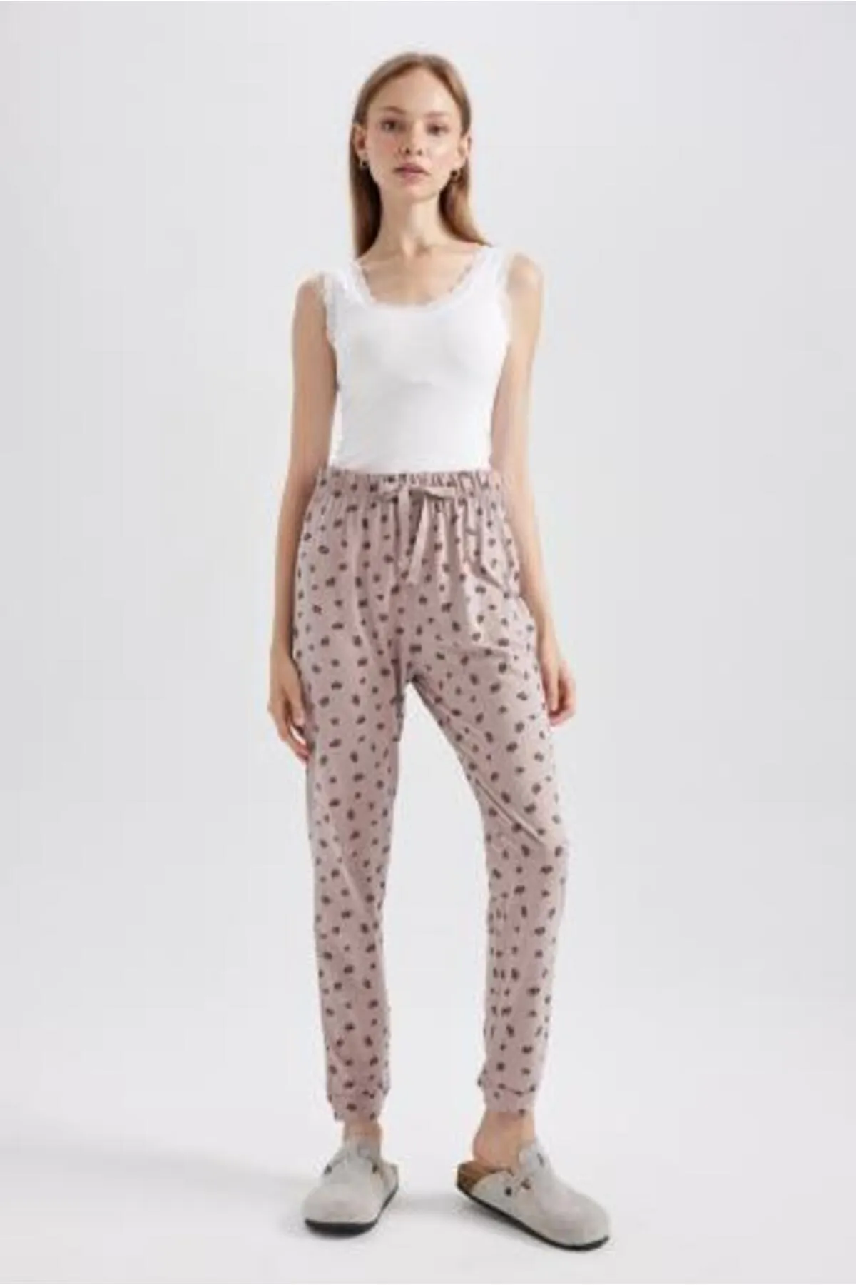 DeFacto  Be in Love Pyjamahose aus Baumwolle mit normaler Passform - A8101ax23au