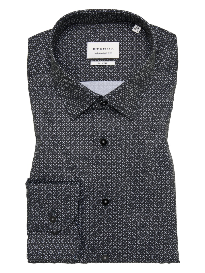 Eterna Hemd SLIM FIT in anthrazit günstig kaufen