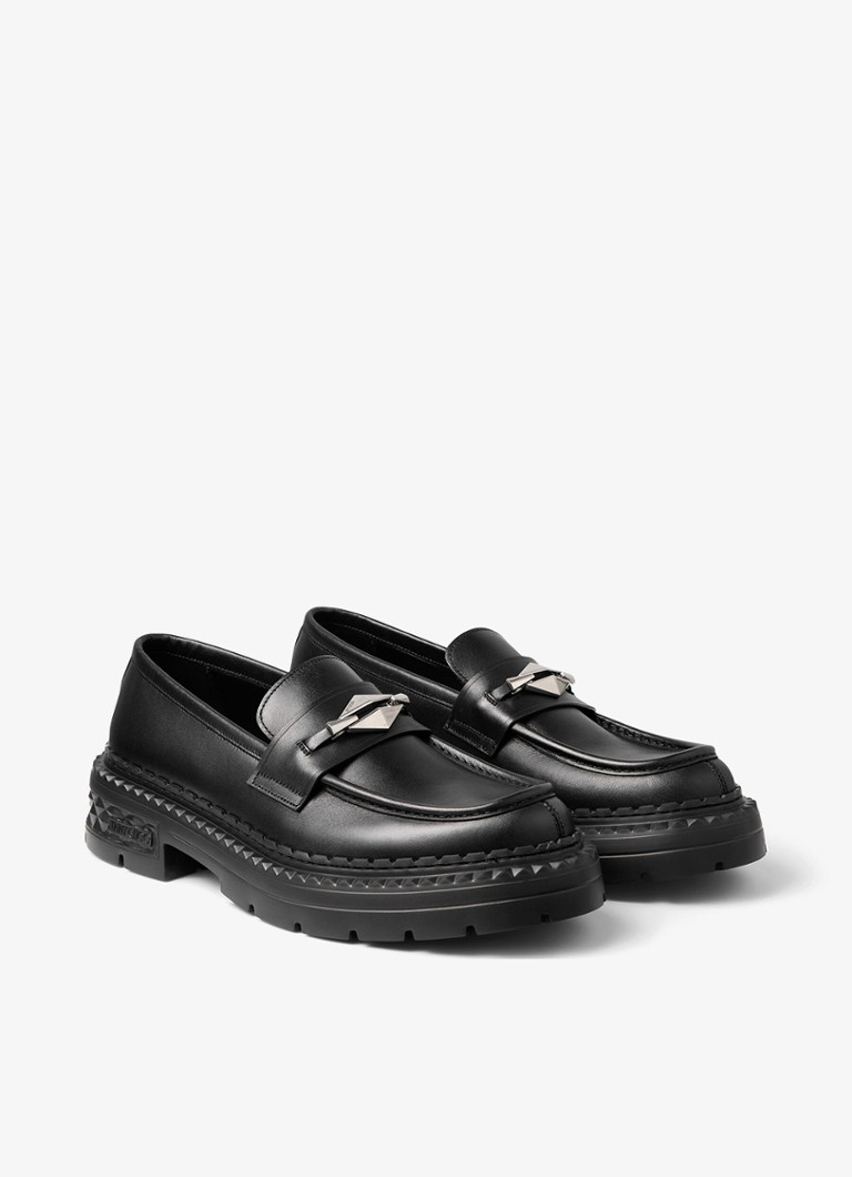 Mocassins Jimmy Choo Marlow Diamond/F da Kalfsleer