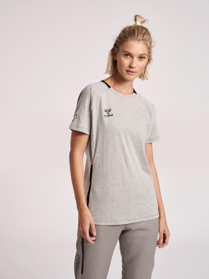 Hummel Hummel T-Shirt Raglanärmel Hmlcima Damen in GREY MELANGE günstig kaufen