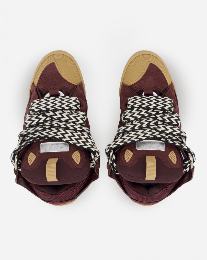 SNEAKERS CURB EN CUIR