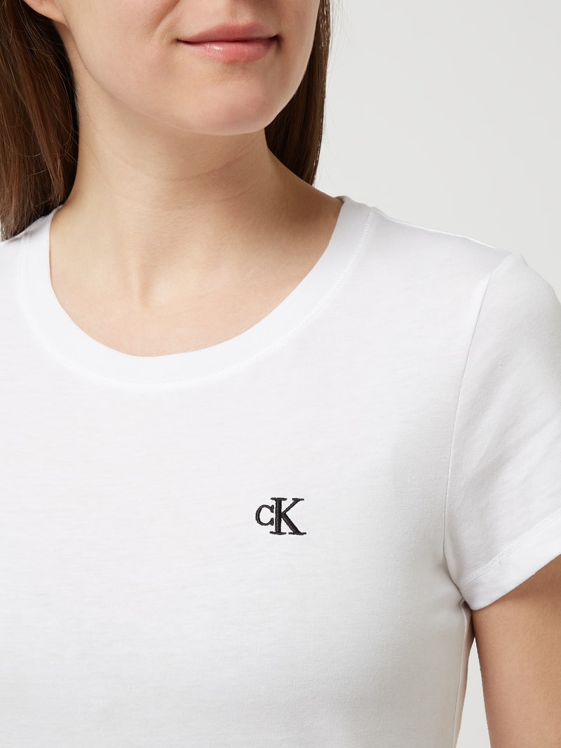 T-Shirt aus Bio-Baumwolle in weiß