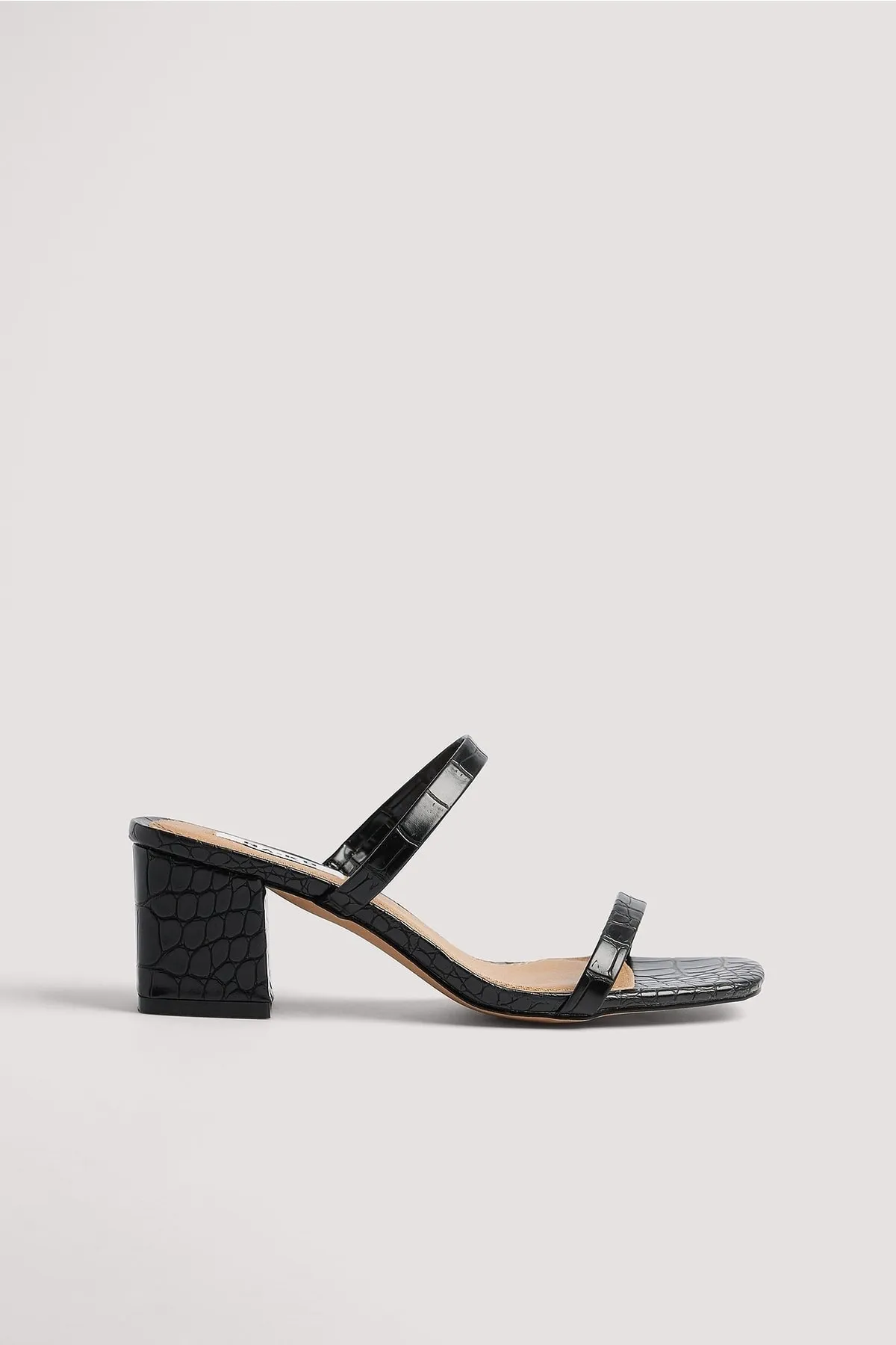 NA-KD  Sandalette - Schwarz - Pfennigabsatz/Stiletto