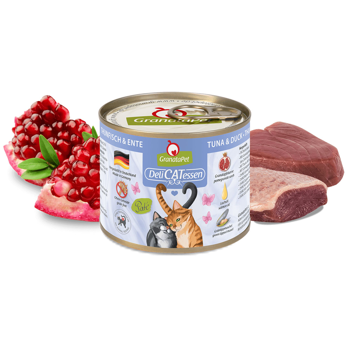 GranataPet Katze - Delicatessen Dose Thunfisch & Ente