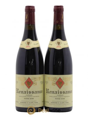 Cornas Renaissance Auguste Clape  2016 - Lot de 2 Bouteilles