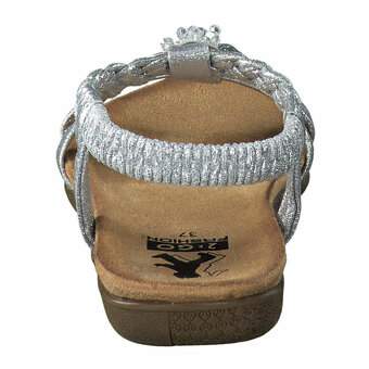 2Go Fashion Sandale in silber