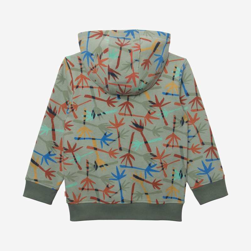 Cardigan garçon camo palmes vert Catimini