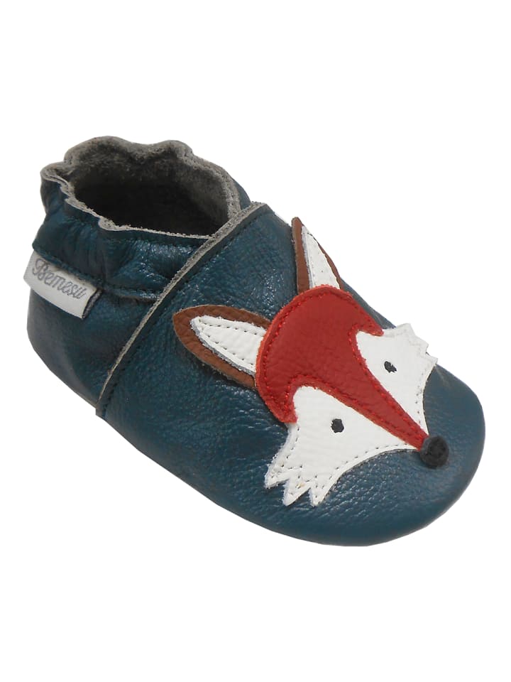 Yalion Leder-Krabbelschuhe 