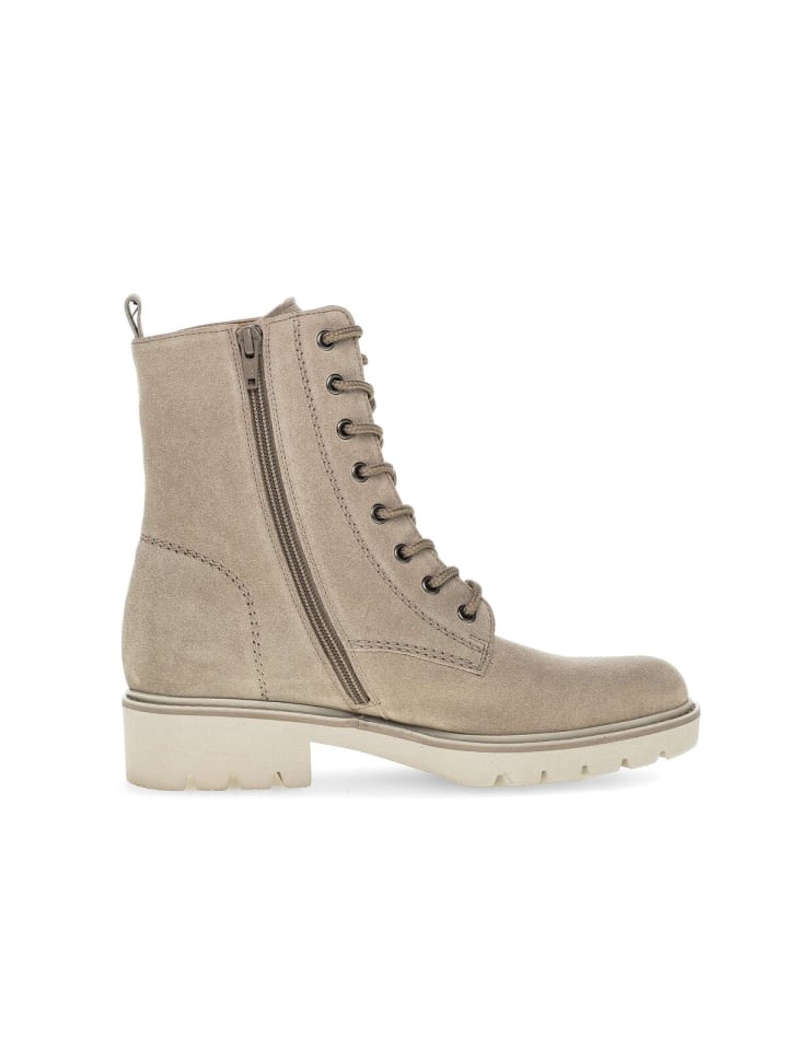 Gabor Comfort Schnürstiefeletten in beige günstig kaufen 40
