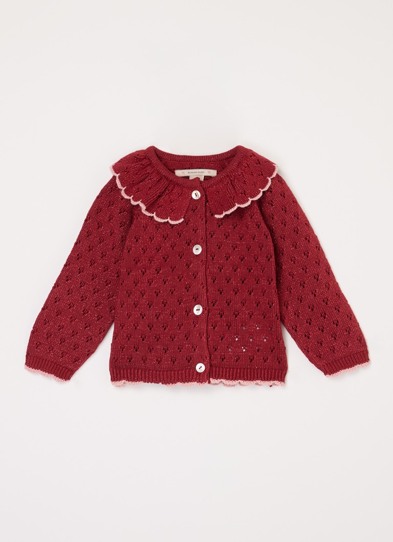Konges Sløjd Holiday - Cardigan gros din tricot cu lurex