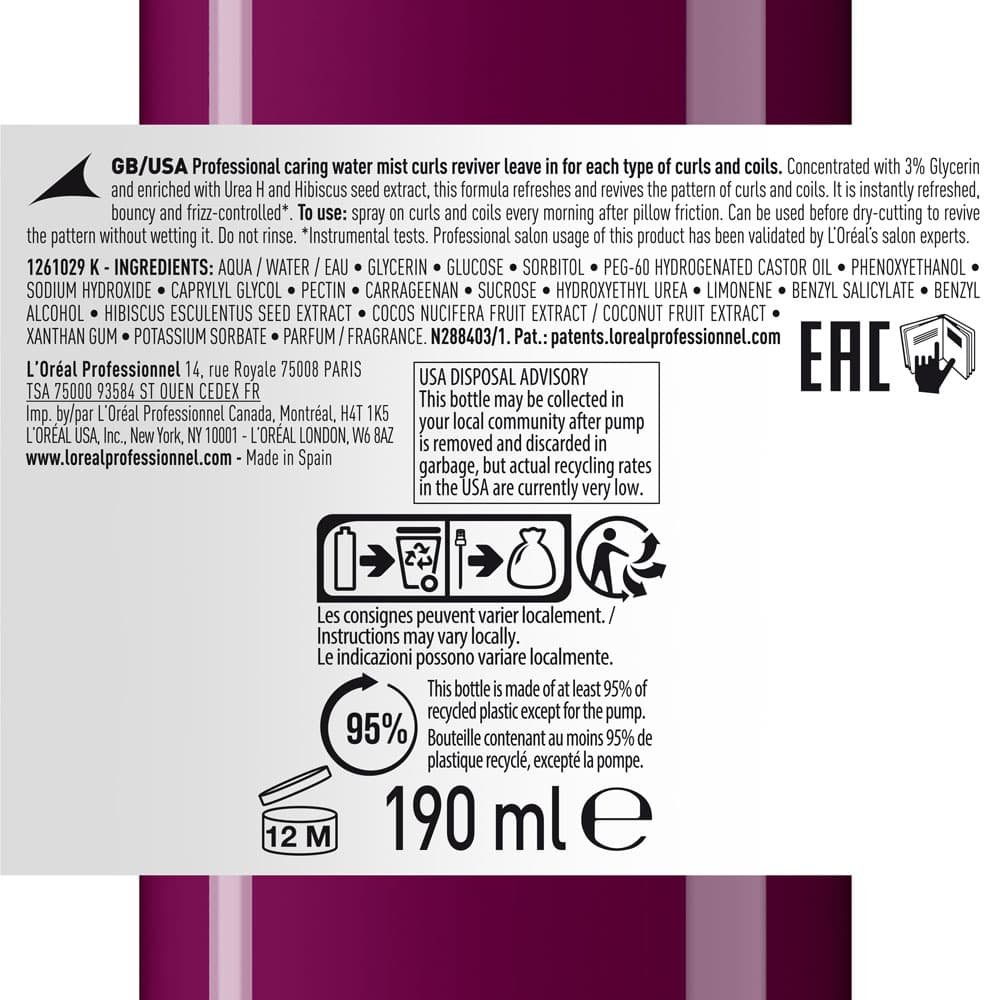 L&'Oréal Professionnel Serie Expert Curl Expression Curls Reviver Leave-In