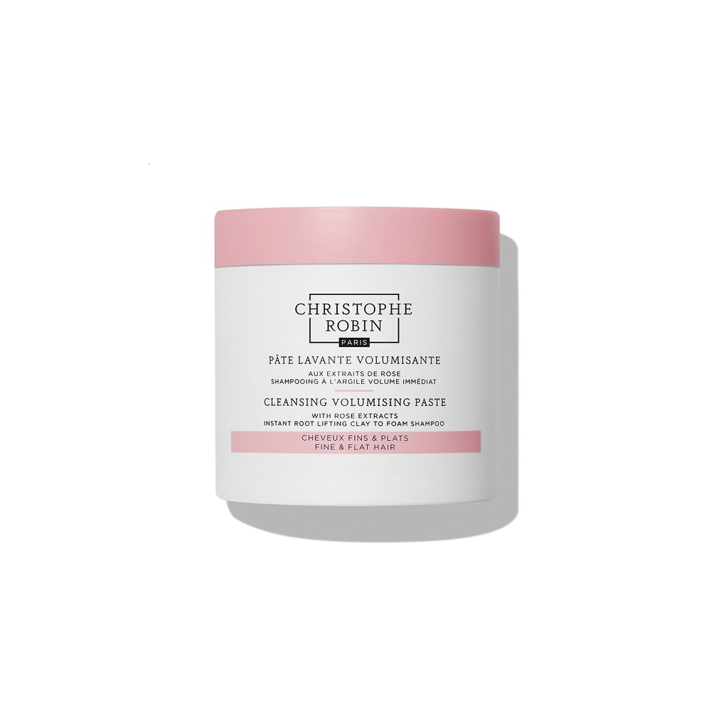 christophe robin Pâte lavante volumisante aux extraits de rose soin lavant pour cheveux
