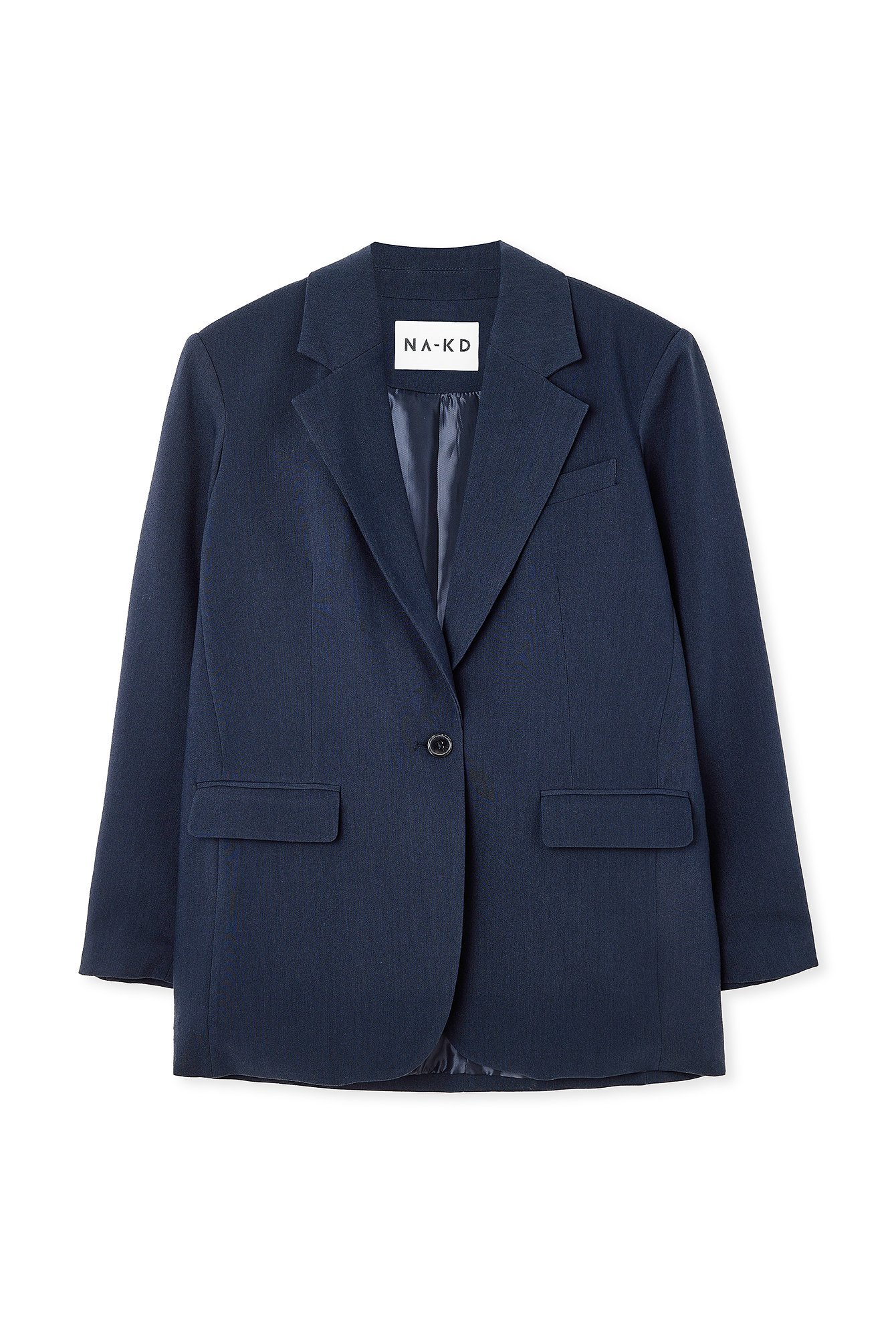 Oversize Maxi-Blazer mit einem Knopf